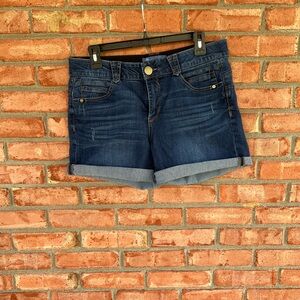 Women’s Democracy Nicola Ab Solution Denim Short, Dark Wash, 10